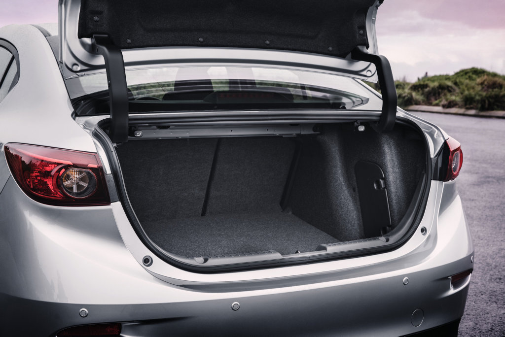 The Mazda3 Sedan. The Mazda3 Sedan.